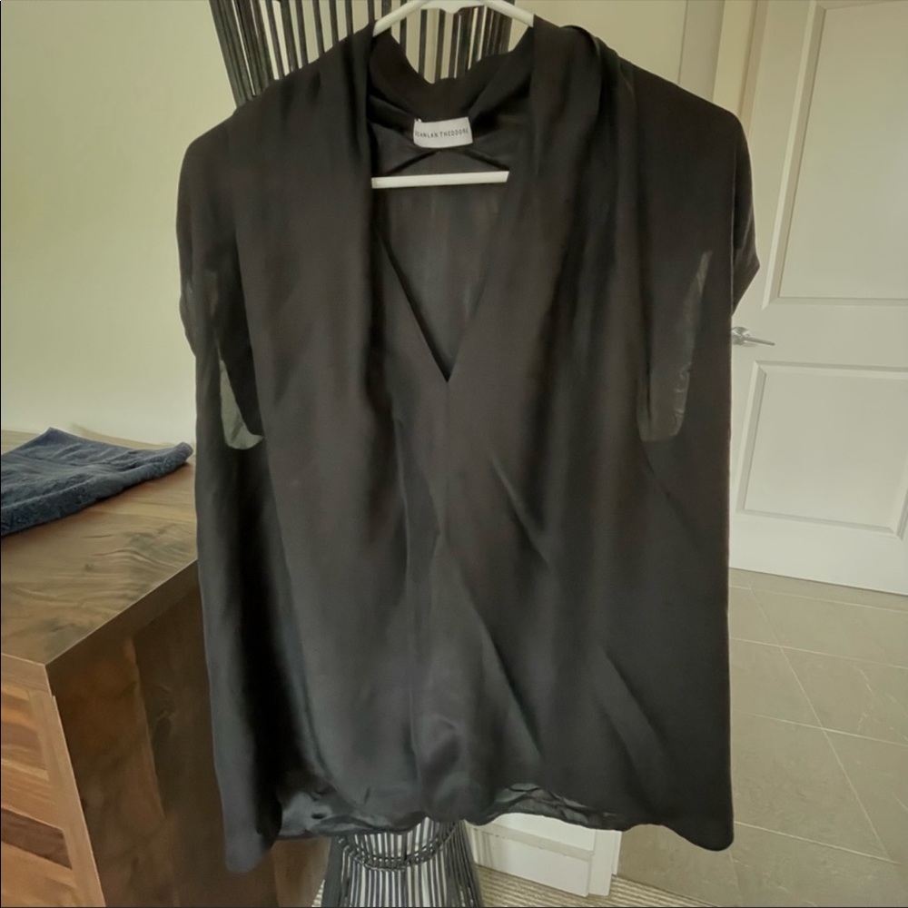 Scanlan Theodore Silk Blouse In Black